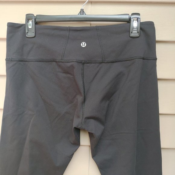 Lululemon Black Capri Leggings Fitness Workout Gym Yoga Classic - Picture 5 of 9